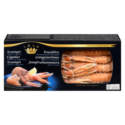null Scampi Whole Frozen 800 g, $4.37/100g