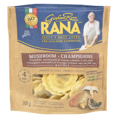 Giovanni Rana Thin Pasta Mushroom Ravioli 300 g, $2.67/100g