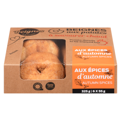 Delices D'Antan Beignes aux patates aux épices d'automne 325 g, 1,54 $/100g