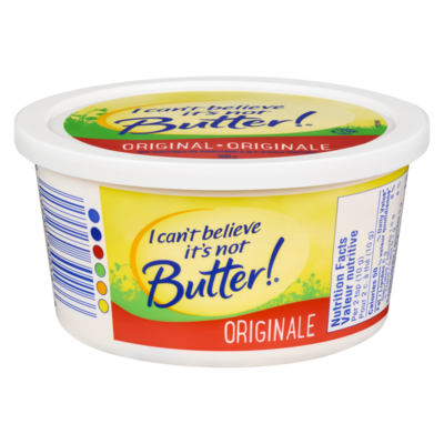I Can’t Believe It’s Not Butter! Margarine à 55 % d'huile végétale originale 800 g, 0,79 $/100g