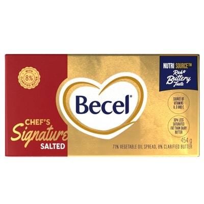 Becel Chef's Signature with 8% Clarified Butter, Unsalted 454 g, $1.65/100g
