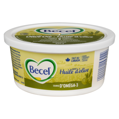 Becel Margarine avec huile d'olive 400 g, 1,37 $/100g