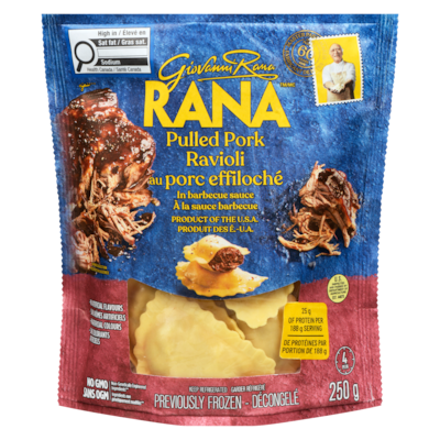 Giovanni Rana Pulled Pork Ravioli In Barbecue Sauce 250 g, $3.20/100g