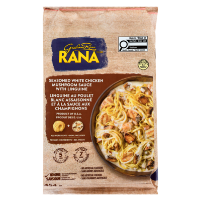 Giovanni Rana Linguine au poulet blanc assaisonné et à la sauce aux champignons 454 g, 2,20 $/100g