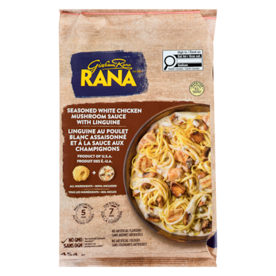 Giovanni Rana Linguine au poulet blanc assaisonné et à la sauce aux champignons  454 g, 2,20 $/100g