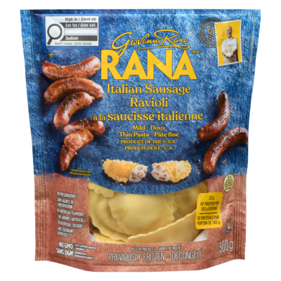 Giovanni Rana Pâte fine ravioli à la saucisse italienne doux 300 g, 2,67 $/100g