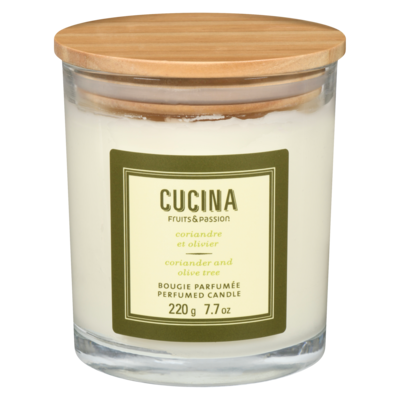 CUCINA FRUITS & PASSION Perfumed Candle Coriander And Olive Tree 1 ea, $20.00/1ea