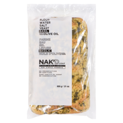 Manoucher Basil Focaccia Loaf 600 g, $0.92/100g