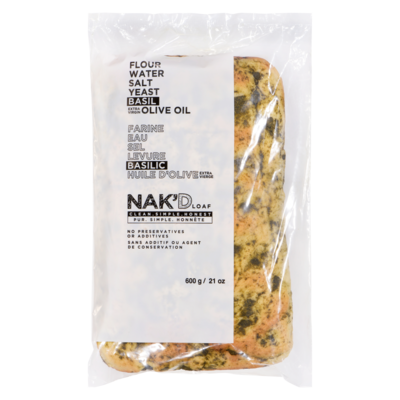 Manoucher Basil Focaccia Loaf 600 g, $0.92/100g