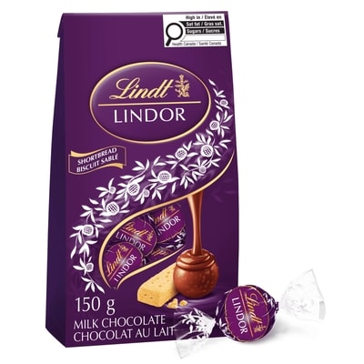 Lindt LINDOR Shortbread Milk Chocolate Truffles Bag 150 g, $9.33/100g