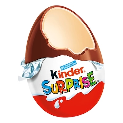 SURPRISE Milk Chocolate Egg With Toy, Christmas 4-Pack
