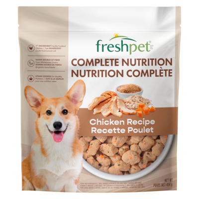 Freshpet Complete Nutrition Dog Food, Chicken Recipe 454 g, $2.31/100g