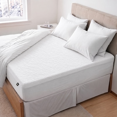 Protège-matelas rafraîchissant en tricot - Grand lit