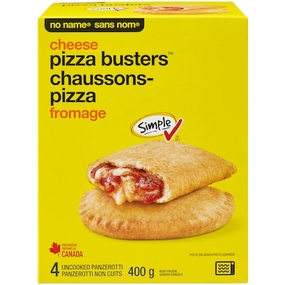 No Name Cheese Pizza Busters™ 400 g, $1.12/100g