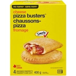 Sans Nom Chaussons-pizza au fromage 400 g, 1,12 $/100g