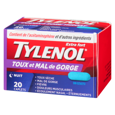 Toux et mal de gorge extra fort nuit