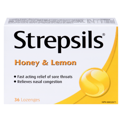 Strepsils Lozenges Honey & Lemon 36 ea, $0.36/1ea