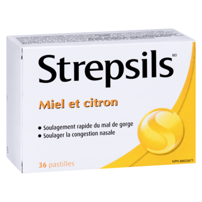 Pastilles miel et citron