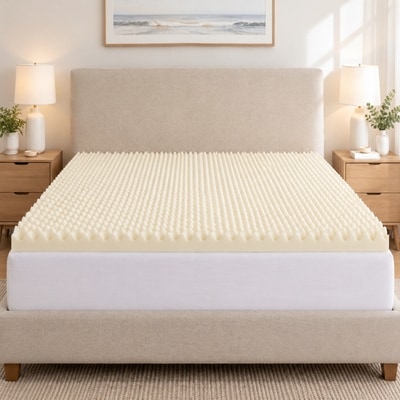 Surmatelas en mousse multizone de 1,5 po- Grand lit