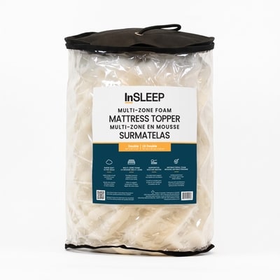 InCOMFORT Multi-Zone Foam Mattress Topper 1.5" - Full 1 ea, $40.00/1ea