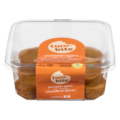Two-bite Bouchées citrouille et épices 255 g, 1,88 $/100g