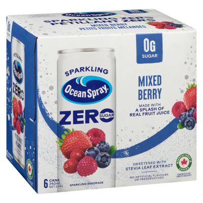 Sparkling Beverage Mixed Berry Zero Sugar