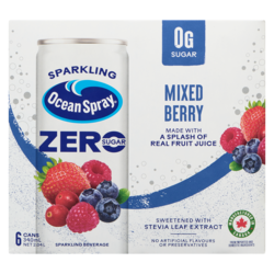 ブルーベリー OG 20ml & レモンスカンク 6ml （ひ） Ocean Spray Sparkling Beverage Mixed Berry Zero Sugar - 6x340.0 ml