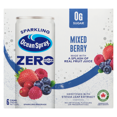 Sparkling Beverage Mixed Berry Zero Sugar