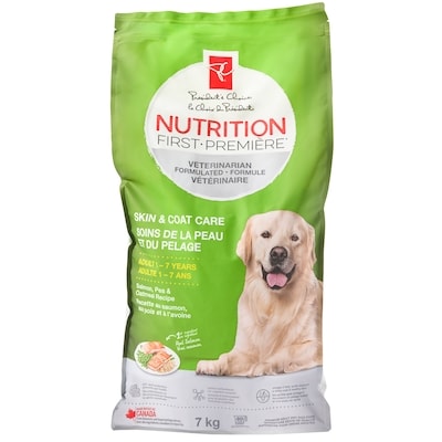 President's Choice Nutrition First Skin and Coat Care Premium Adult Dry Dog Food 7 kg, $0.46/100g