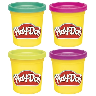 Play-Doh, assortiment de pack de 4 pots