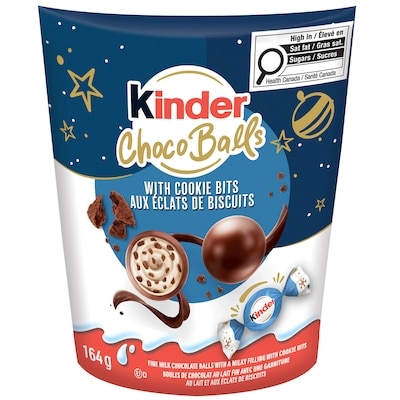 Kinder CHOCO BALLS With A Milky Filling With Cookie Bits, Christmas Confections 164 g, $79.26/100g