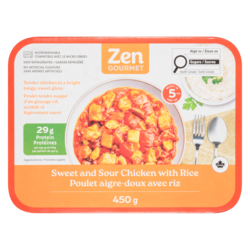 Zen Gourmet Sweet and Sour Chicken with Rice 450 g, $2.22/100g
