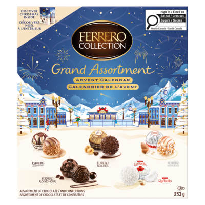 Ferrero Rocher Assortment Of Chocolates And Confections Grand Assortment Advent Calendar 453 g, $5.52/100g