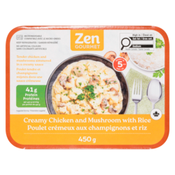 Zen Gourmet Creamy Chicken & Mushroom with Rice 450 g, $2.22/100g