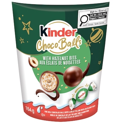 Kinder CHOCO BALLS With A Milky Filling With Hazelnut Bits, Christmas Confections 164 g, $7.92/100g