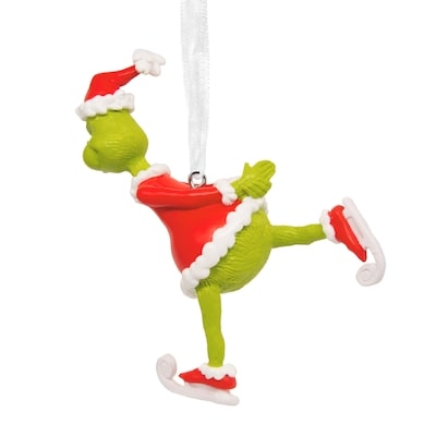 Dr. Seuss's Grinch Christmas Ornament (Grinch Ice Skating)