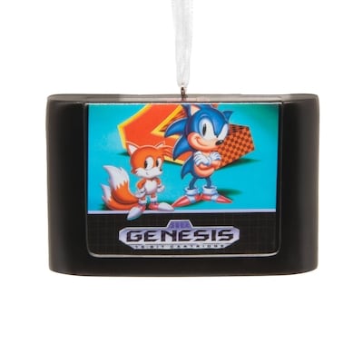 Hallmark Sega Christmas Ornament (Sonic The Hedgehog 2 Game Cartridge) 1 ea, $13.00/1ea