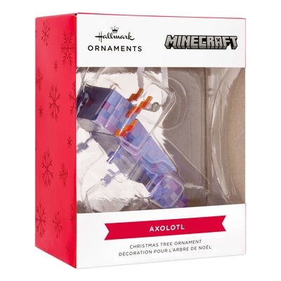 Minecraft Christmas Ornament (Blue Axolotl)