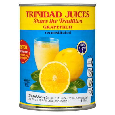 Grapefruit Juice From Concentrate