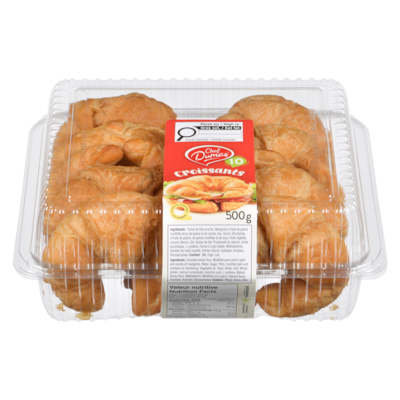 Dumas Croissants 500 g, $1.40/100g