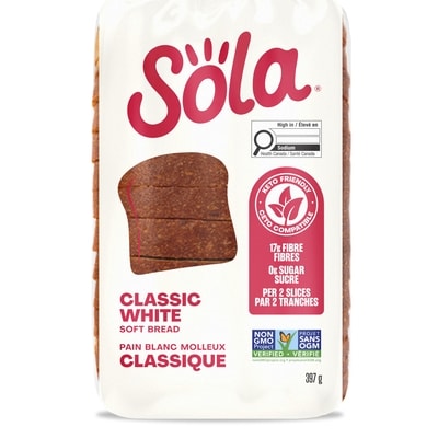 Sola Classic White Bread 397 g, $1.76/100g
