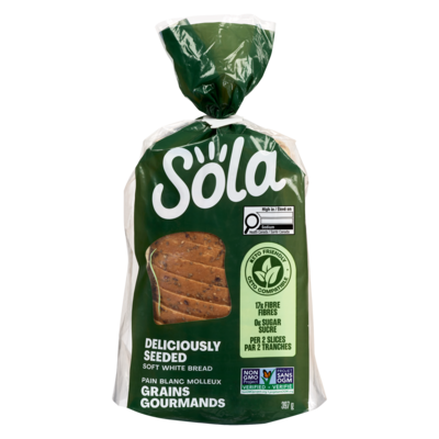 Sola Deliciously Seeded Bread 397 g, $2.09/100g