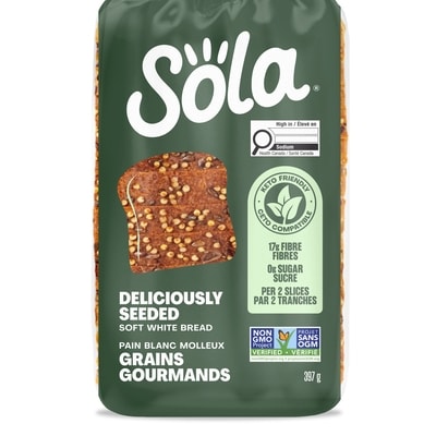 Rochefleur Pain blanc molleux grains gourmands, ceto compatible 397 g, 2,01 $/100g