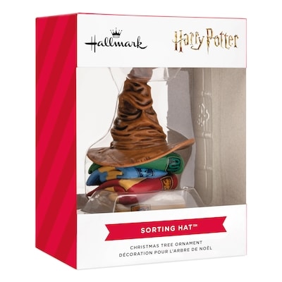 Harry Potter Christmas Ornament (Sorting Hat and House Scarves)