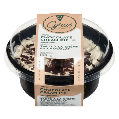 null Miniature tarte à la crème au chocolat aromatisée 198 g, 17,67 $/100g