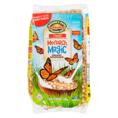 Nature’s Path Aromatisées céréales cannelle biologique format familial 650 g, 1,61 $/100g
