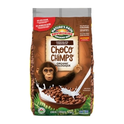 Nature’s Path Céréales chocolat biologique 650 g, 1,61 $/100g