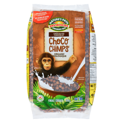 Nature’s Path Céréales chocolat biologique 650 g, 1,61 $/100g