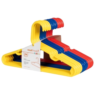 Neatfreak 24PK Kids hanger - Primary colours 24 ea, $0.21/1ea
