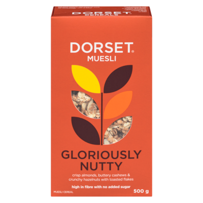 Dorset Muesli Cereal Gloriously Nutty 500 g, $1.60/100g